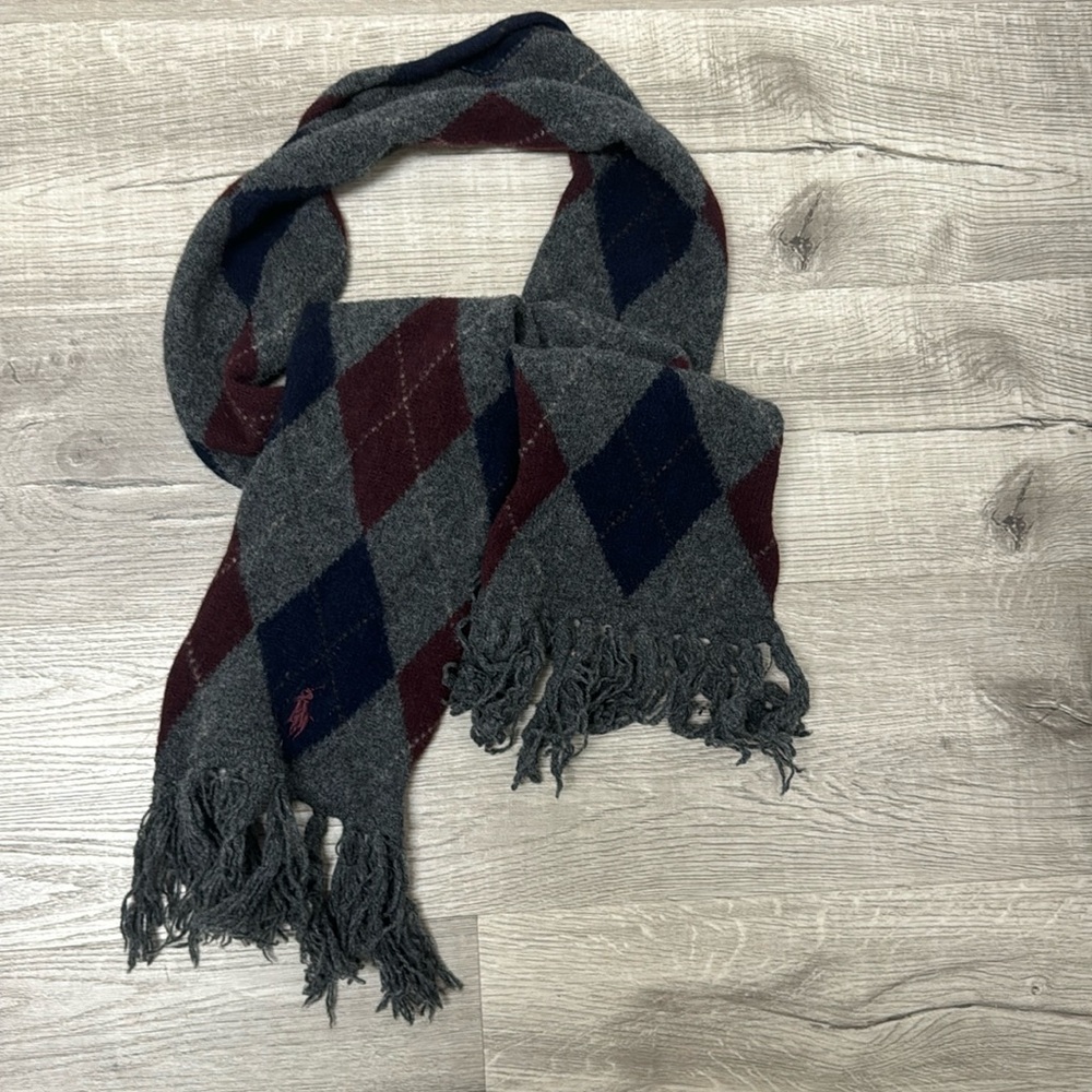 Polo Ralph Lauren 100% Lambs Wool Scarf